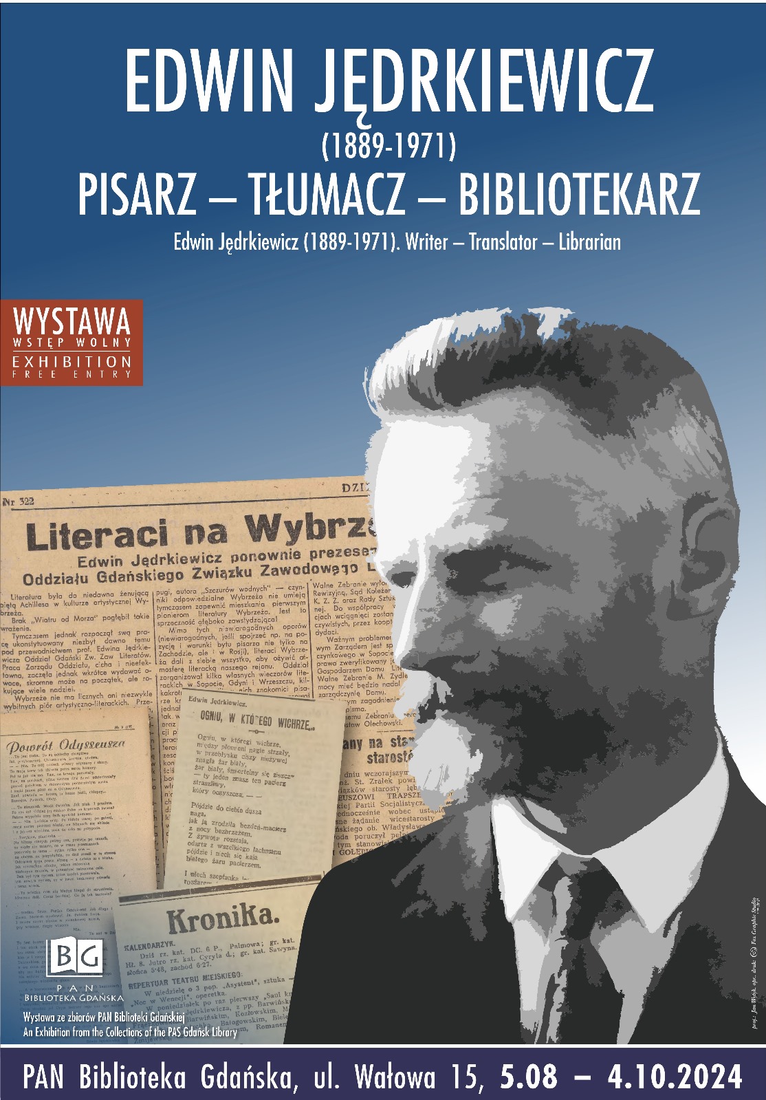 Edwin Jędrkiewicz. Pisarz, tłumacz, bibliotekarz